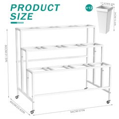 Putros side profile highlighting three-tier stepped design for improved visibility and space savings