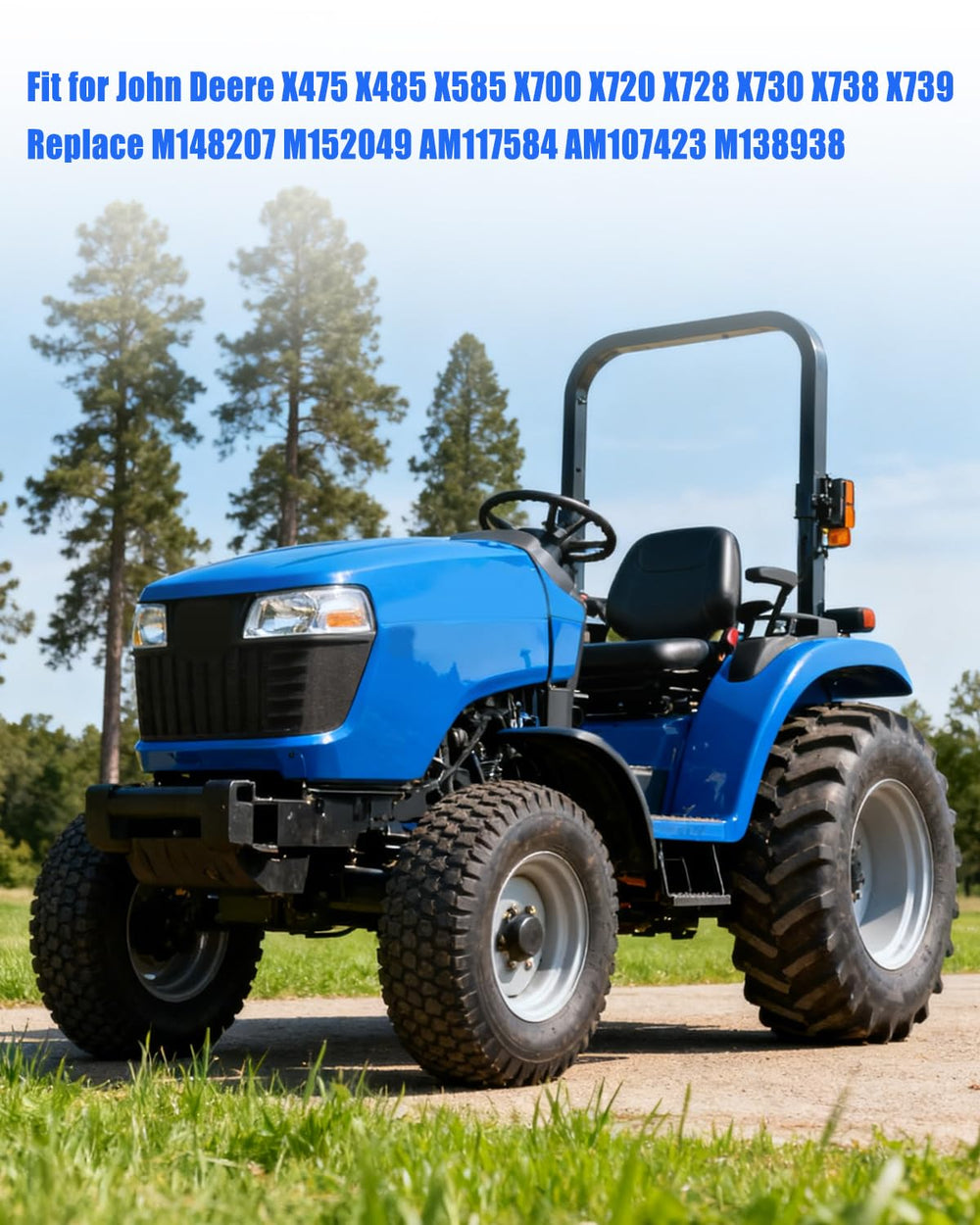 PUXWQT kit installed on a John Deere tractor demonstrating straightforward replacement benefit
