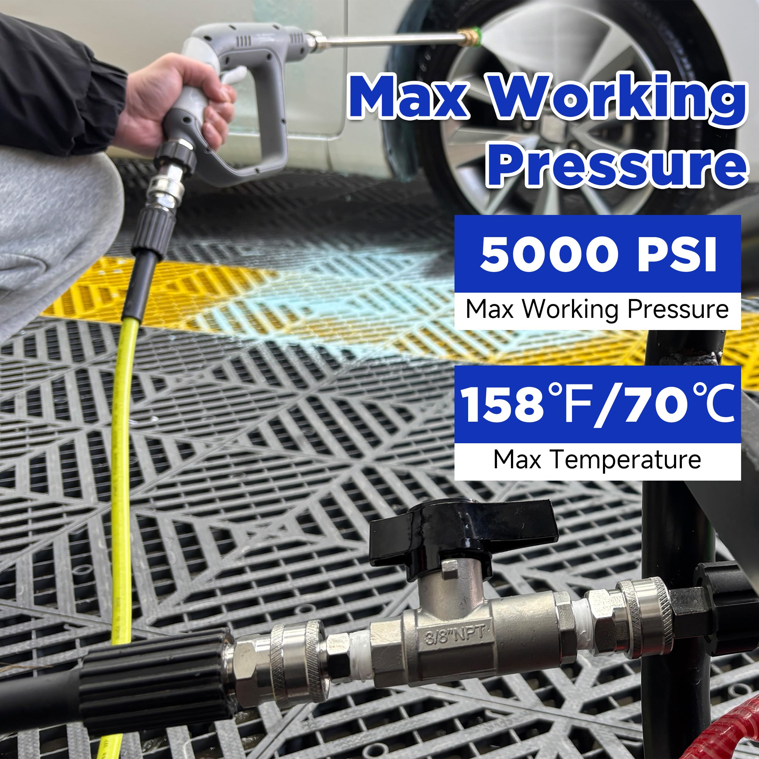 PWACCS close-up of black 90-degree handle delivering easy, unambiguous on/off control for safe tool changes