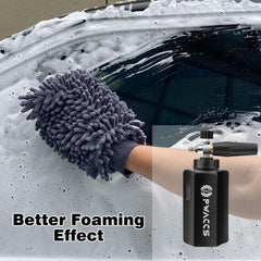 PWACCS nozzle adjustment close-up for precise spray pattern and foam control