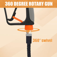 PWACCS nozzle detail highlighting adjustable spray and foam control benefit