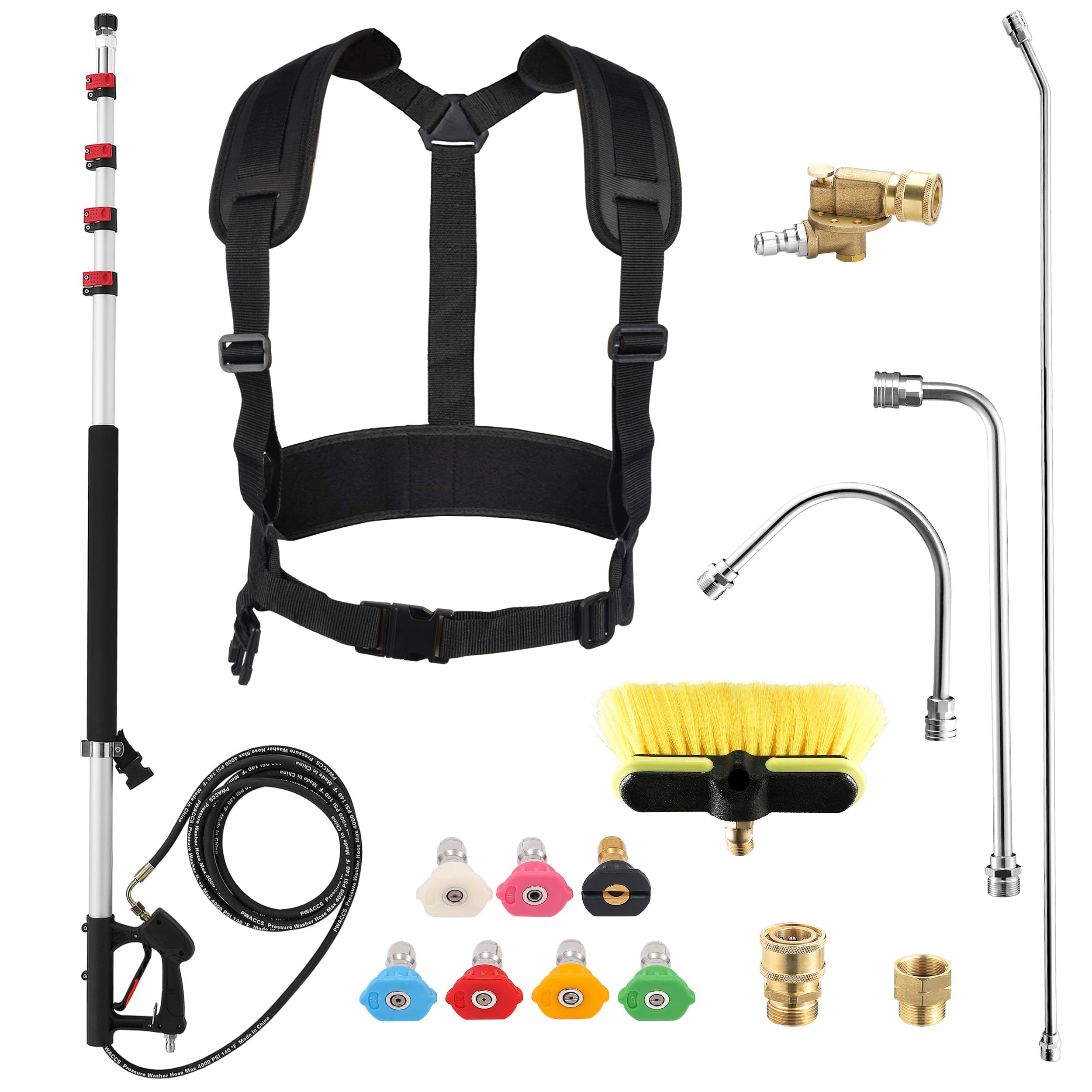 PWACCS front packaging showing complete wand kit and accessories for ready use