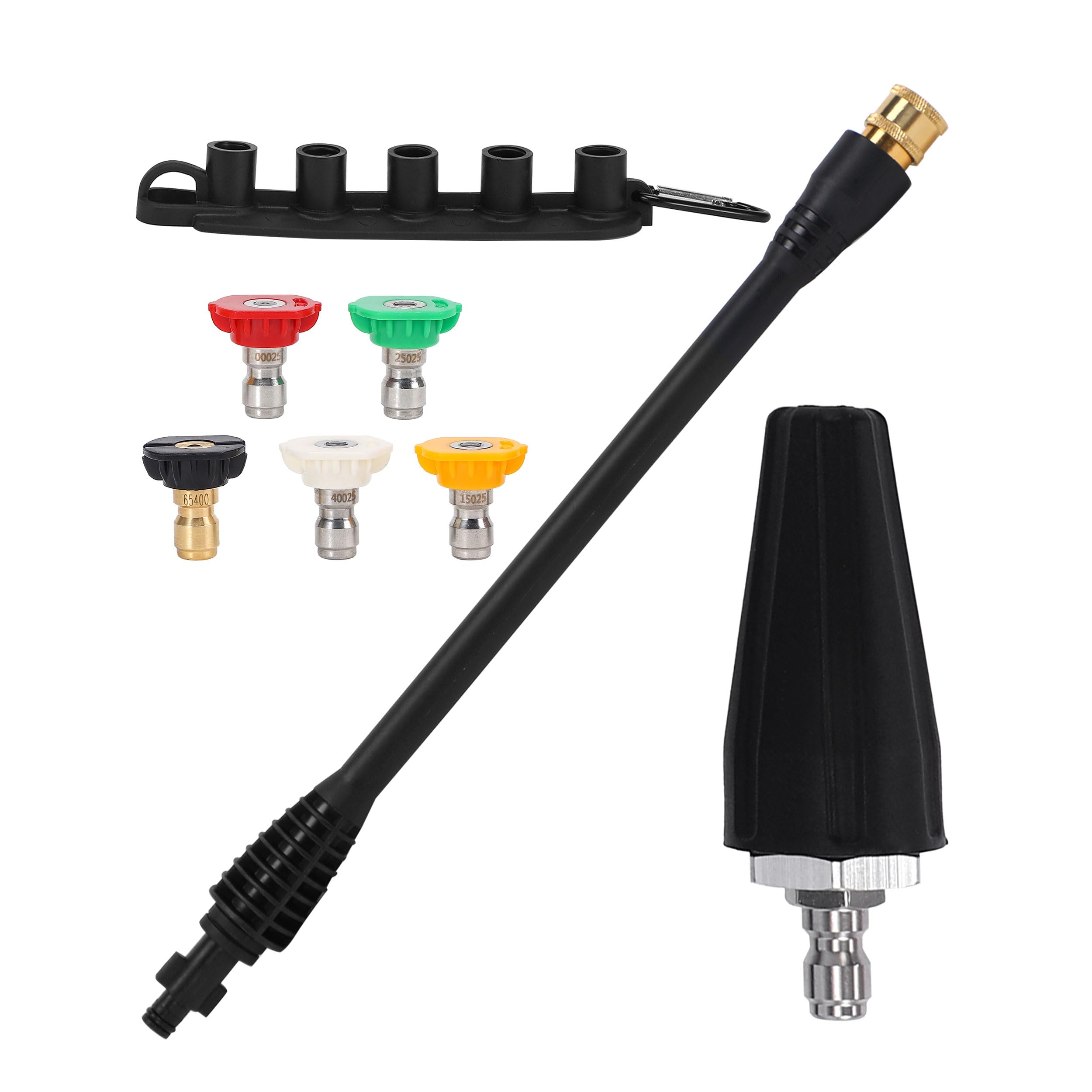 PWACCS front view of wand kit showing complete package and included nozzles for easy setup
