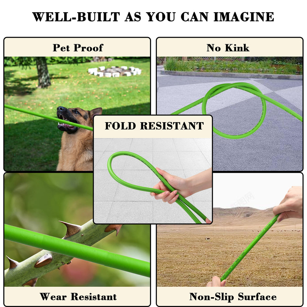 PWACCS coiled hose showing flexibility and tangle-free handling benefit