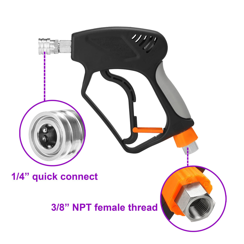 PWACCS nozzle set arranged showing five angles for versatile cleaning