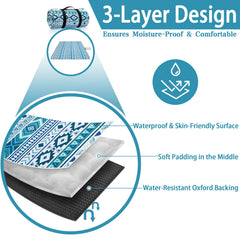 PY SUPER MODE folded into compact tote with Velcro for easy transport and storage