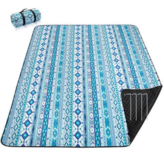 PY SUPER MODE front view showing full 83x79 inch blanket and pattern, ideal for large groups
