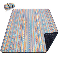 PY SUPER MODE front view showing orange boho pattern and roomy coverage benefit
