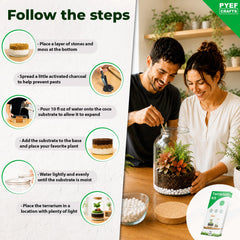PYEF CRAFTS bamboo tweezers, spoon and packaged materials displaying convenient tools