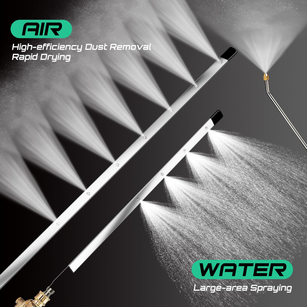 PYQPYQ wand cleaning a semi-truck radiator illustrating efficient fleet maintenance