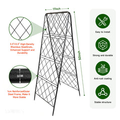 PyraLine close-up of high-density rhombus steel grats demonstrating load distribution