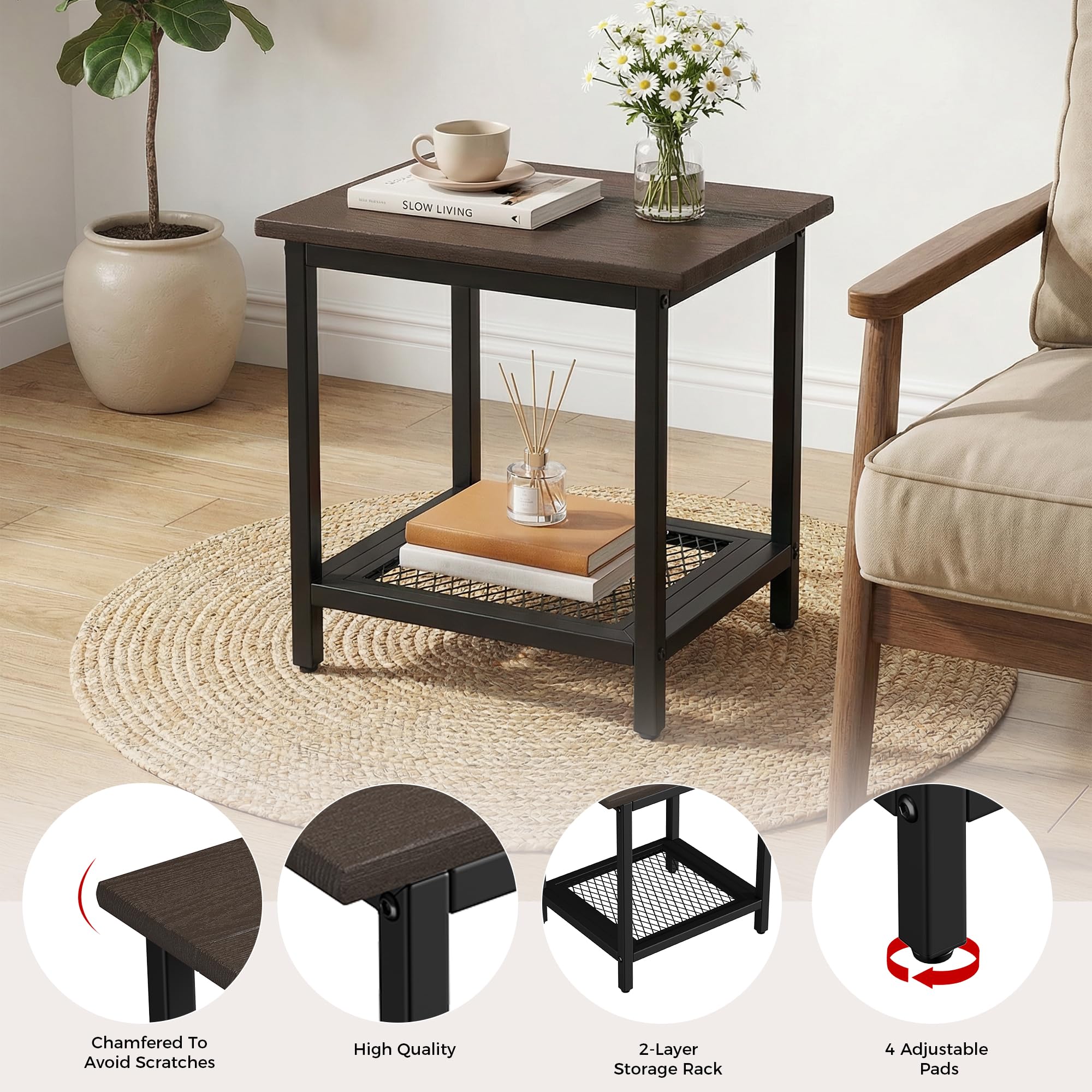 PyraLine lower shelf with storage boxes demonstrating organizational use