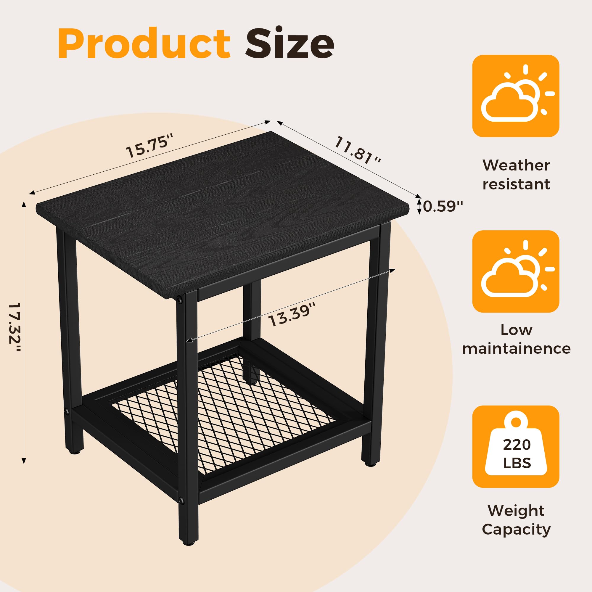 PyraLine metal frame detail highlighting sturdy construction and improved stability