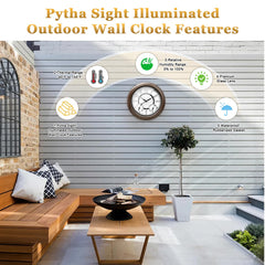 Pytha Sight thermometer and hygrometer detail showing environmental info