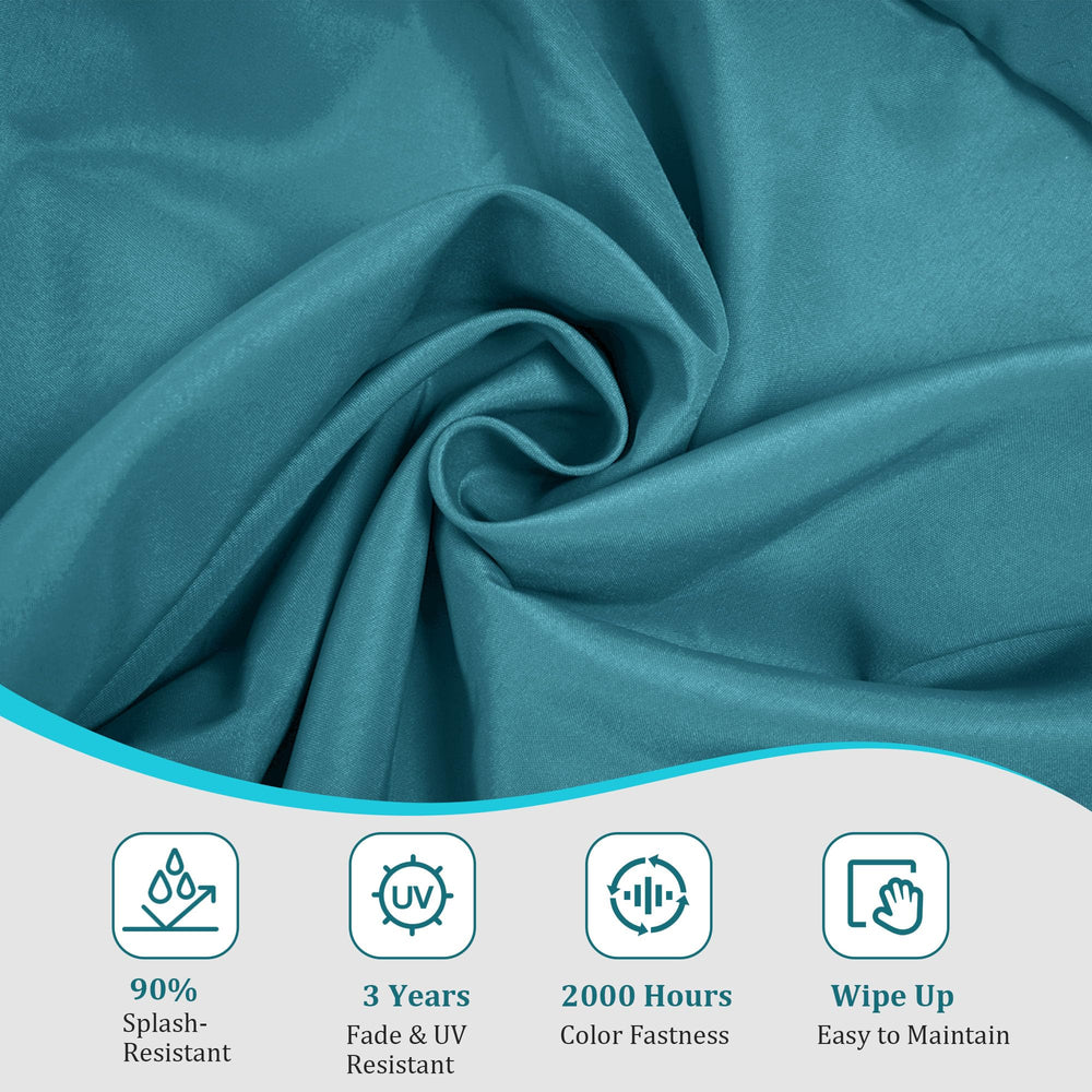 PZDJUMO side profile highlighting 3-inch foam thickness for supportive outdoor comfort