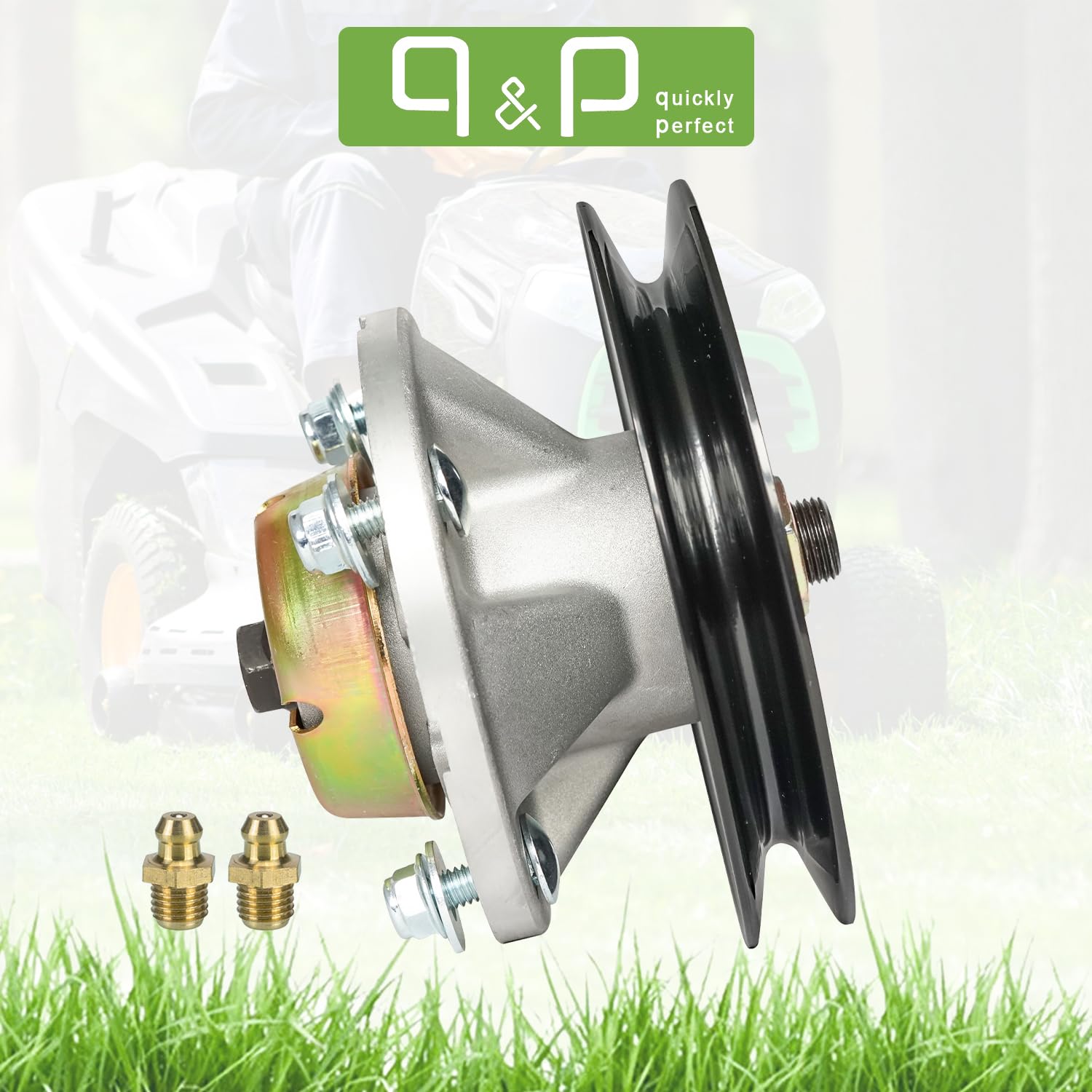q&p spindle dimensions scale illustrating precise sizing for compatibility