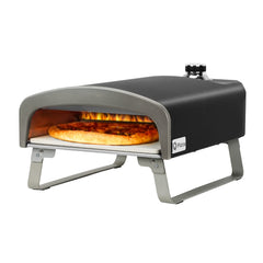 Q Pizza PS100 front view showing compact oven and easy access, ideal for fast baking