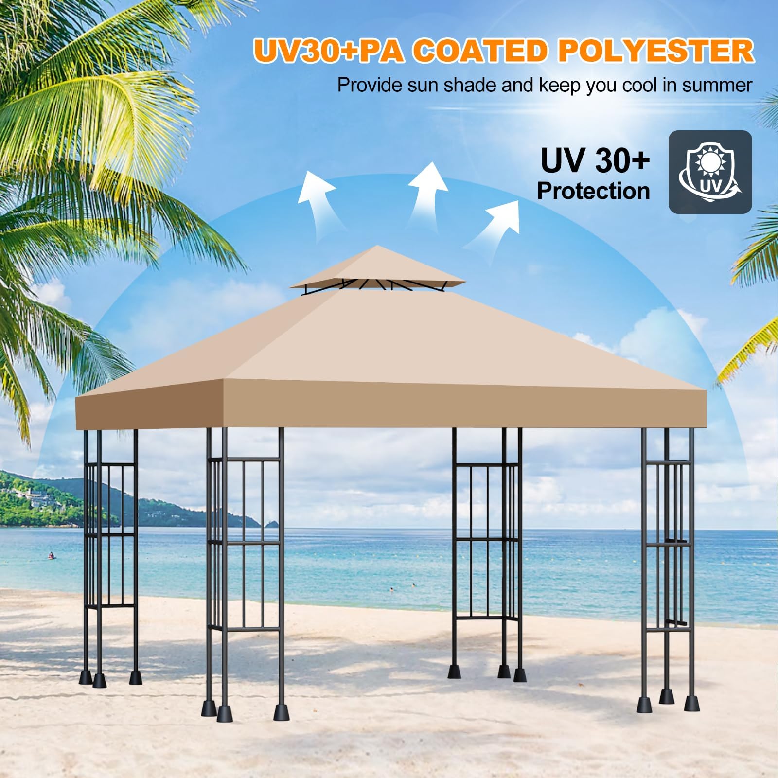 Qdreclod close-up of 300D polyester texture illustrating durable fade-resistant fabric