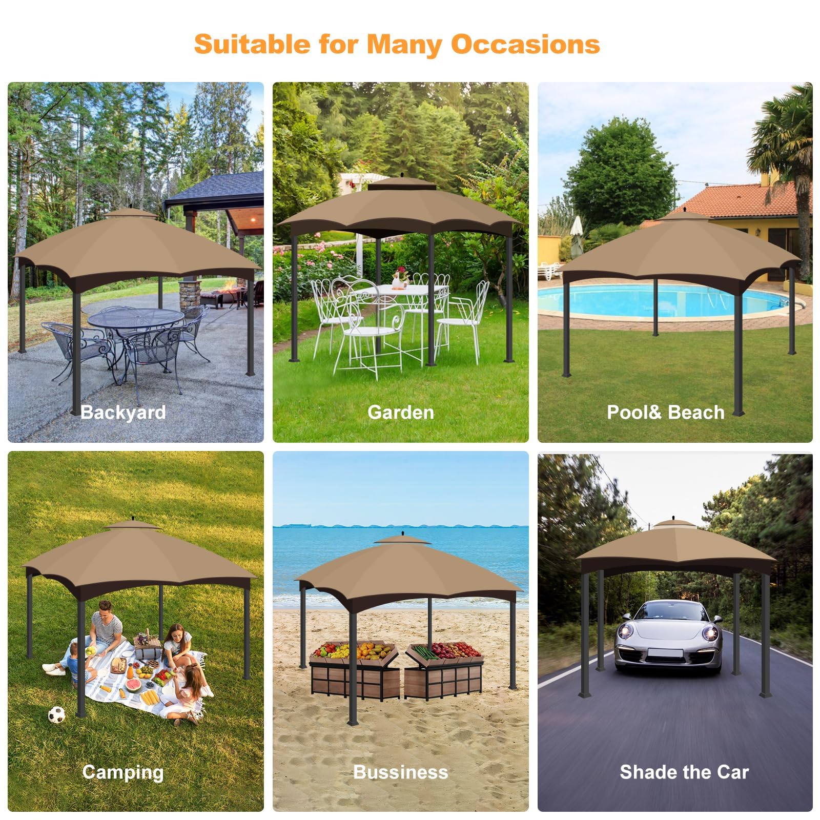 Qdreclod lifestyle patio setup showing comfortable shaded outdoor space