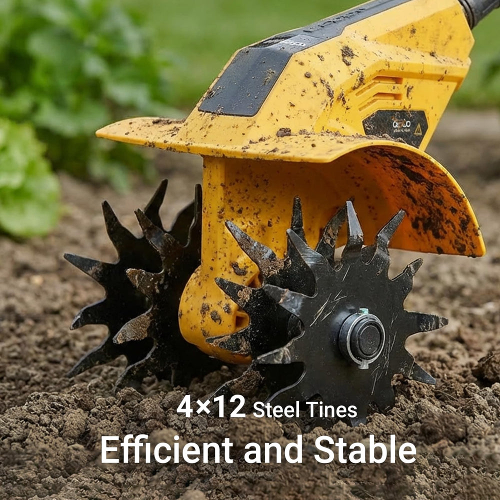 QESOO tiller battery slot compatible with Dewalt 20V Max for convenience