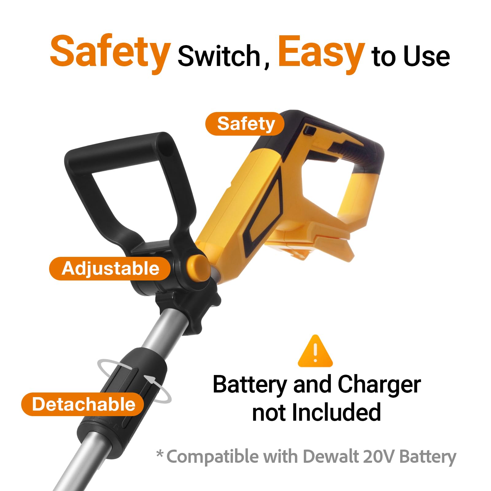 QESOO tiller label and warranty info card showing five-year protection