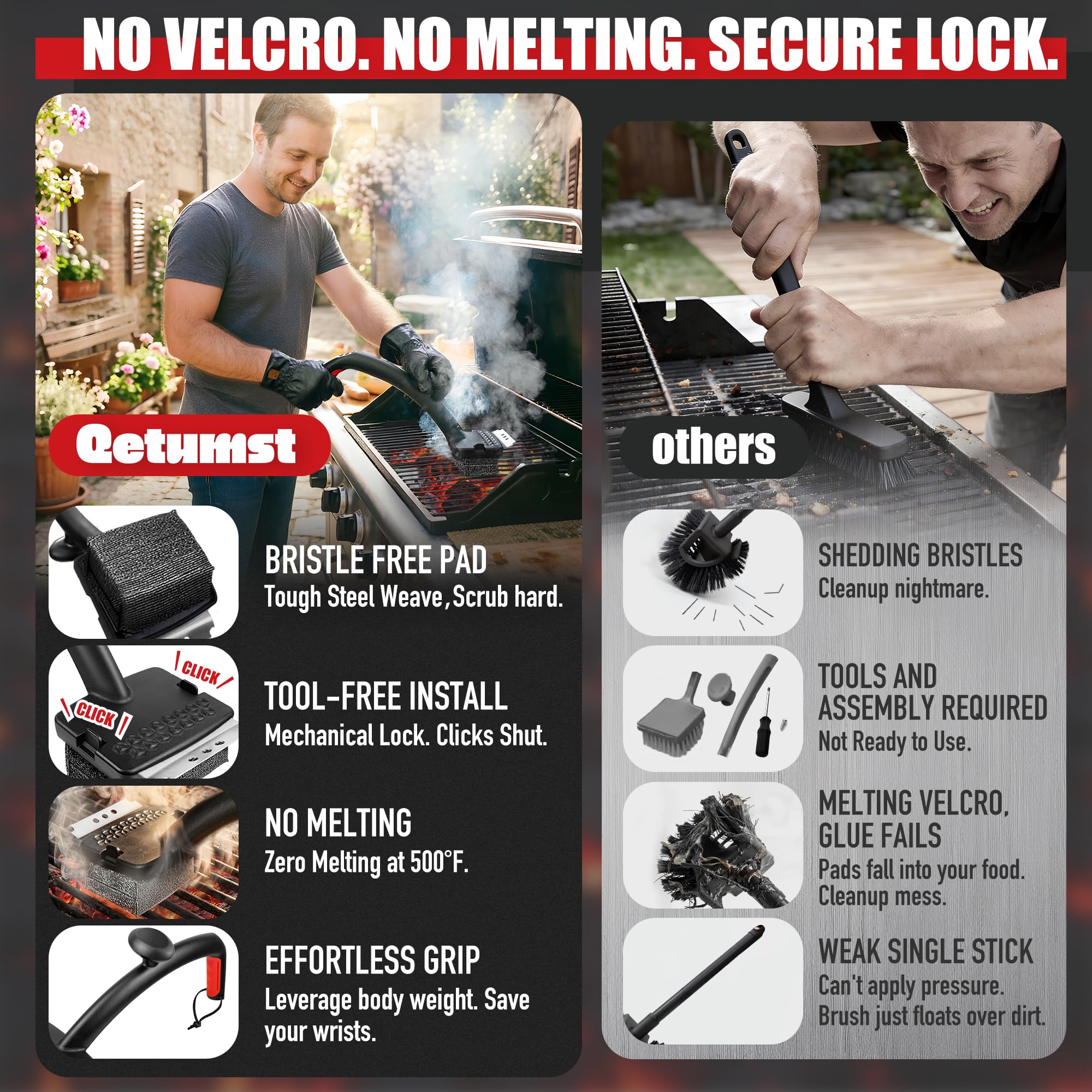 Qetumst tool held in hand for scale showing ergonomic Power Knob leverage