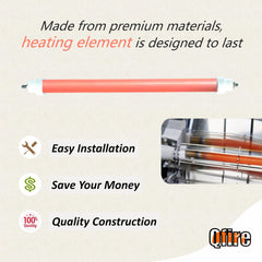 Qfire installed inside a Bradley smoker showing restored reliable heating