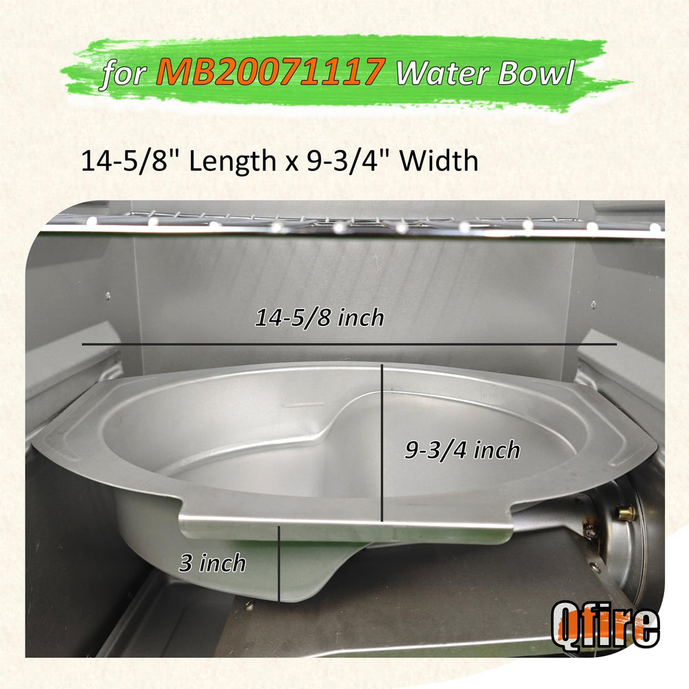 Qfire side profile with dimensions helping buyers confirm compatibility