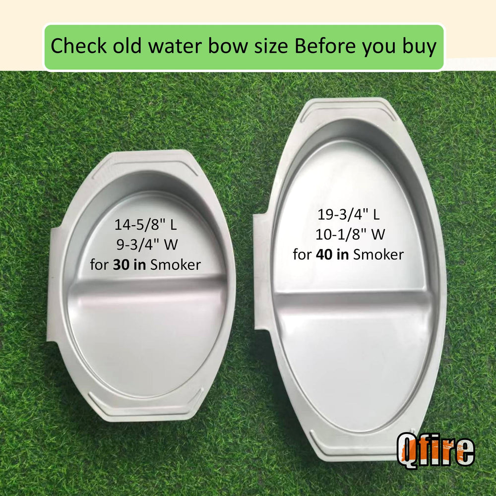 Qfire water bowl close-up of durable finish resisting heat and stains
