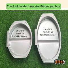 Qfire water bowl close-up of durable finish resisting heat and stains