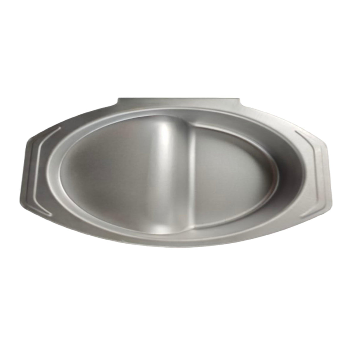 Qfire water bowl front view showing fit and shape for easy replacement