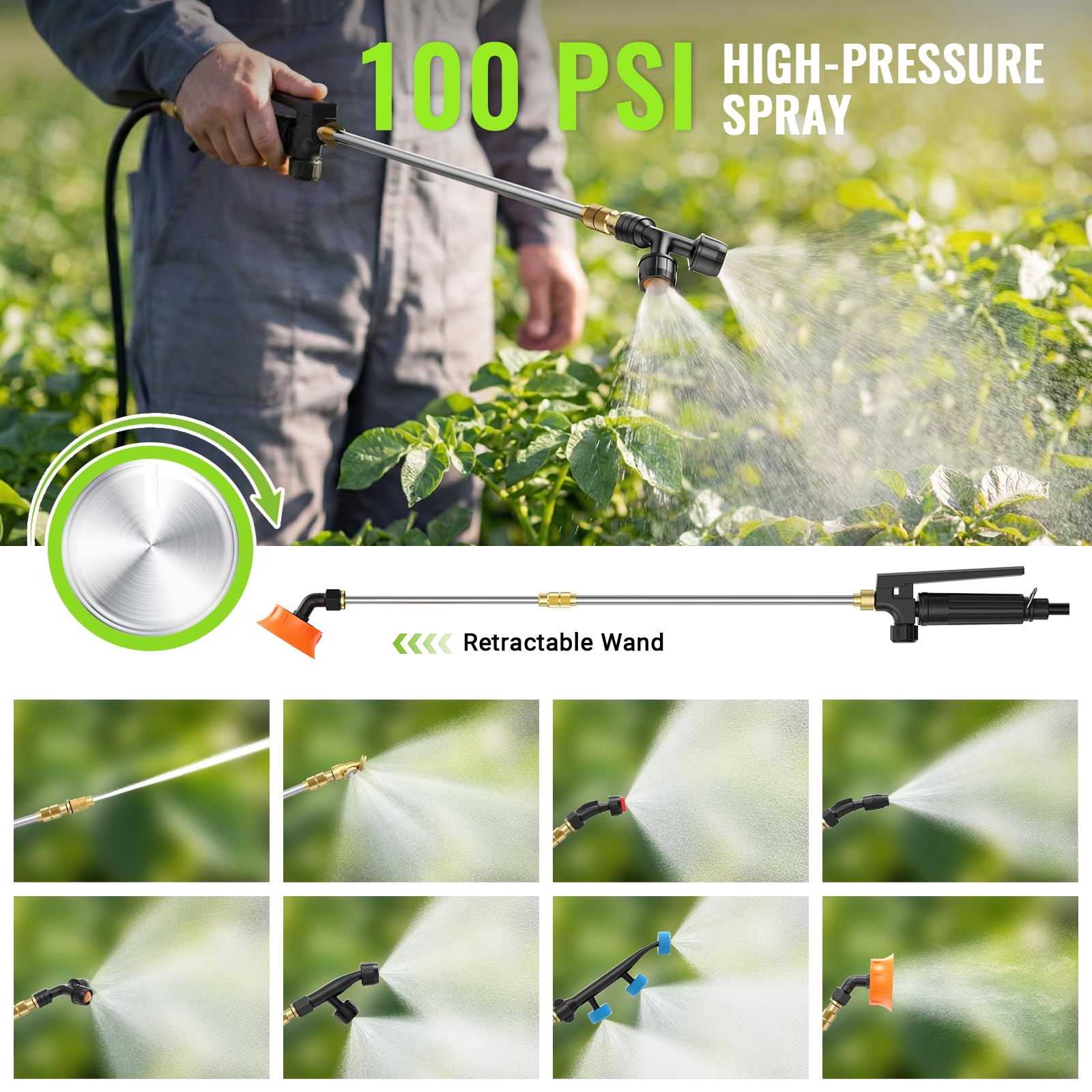 QGeeM nozzle close-up with built-in filter to prevent clogs and ensure reliability