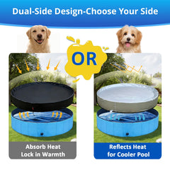 QH.HOME dual-sided black and silver surface illustrating seasonal temperature control