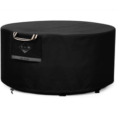 QH.HOME front view of 44 inch round cover shows full waterproof protection