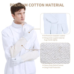 QHZHANG reinforced zipper and elastic waist highlighting secure seal and durability