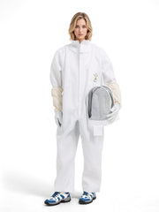 QHZHANG front view full suit showing complete sting coverage and breathable fit