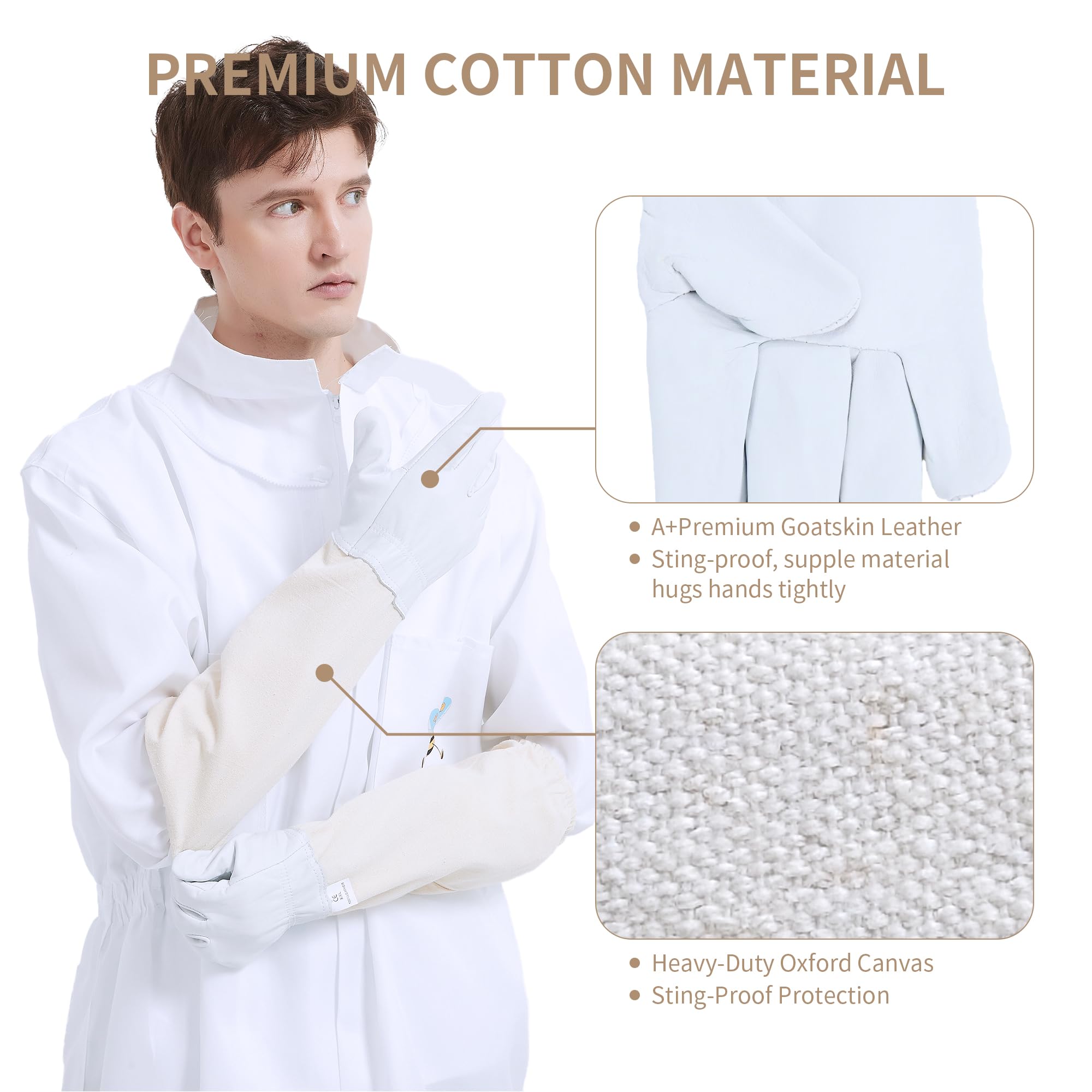 QHZHANG side zipper and elastic seals for secure closure and fit
