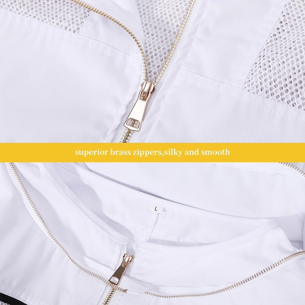 QHZHANG heavy-duty zipper and elastic cuffs blocking insect entry