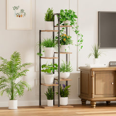 Qiaogreen adjustable grow light heads angled to illuminate multiple shelves