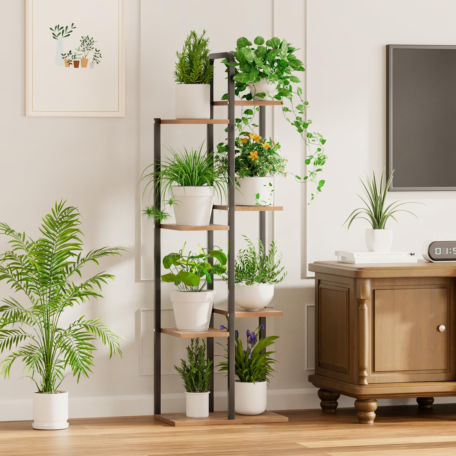 Qiaogreen shelf texture and rim detail illustrating secure pot support