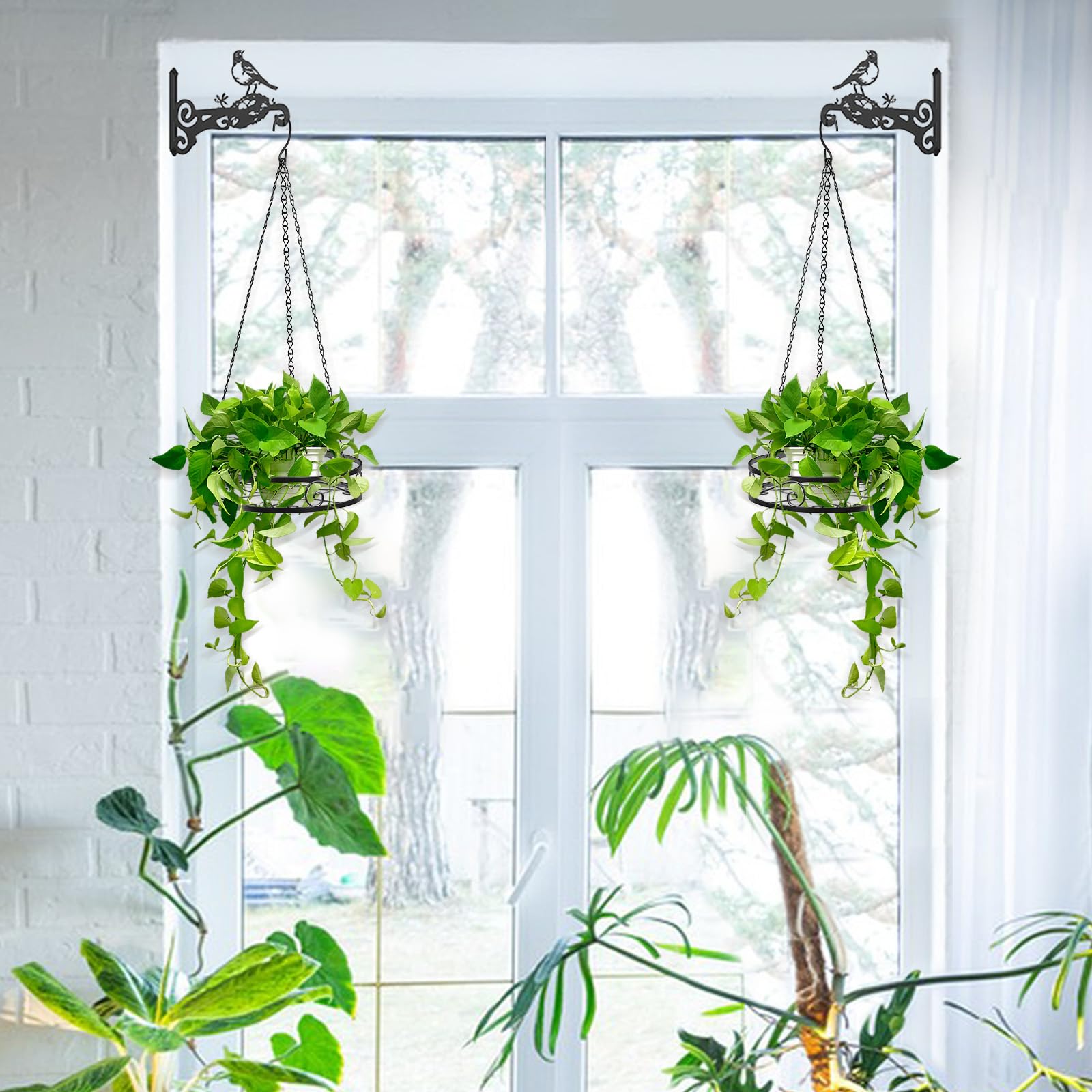 Qiaomeiysp chain and long hook detail for secure, easy installation benefit