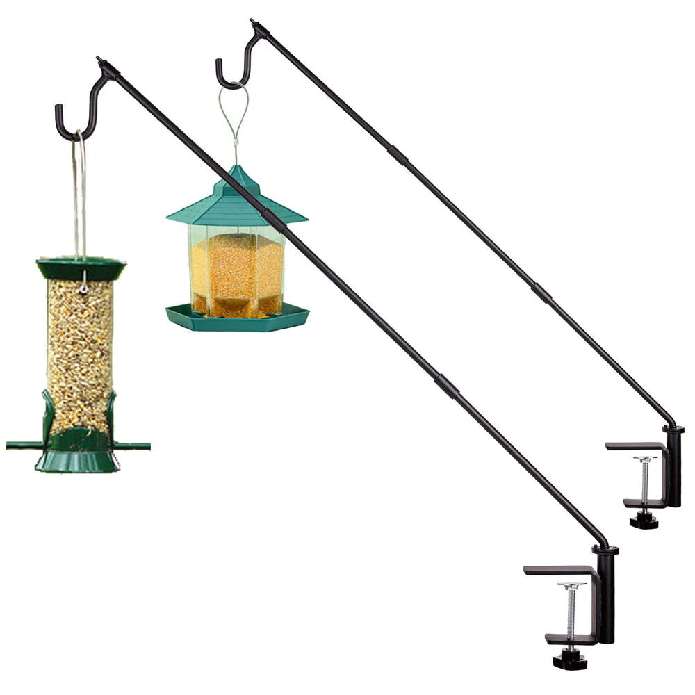 QIEGL front view of two unpacked deck hooks showing compact kit and durable finish