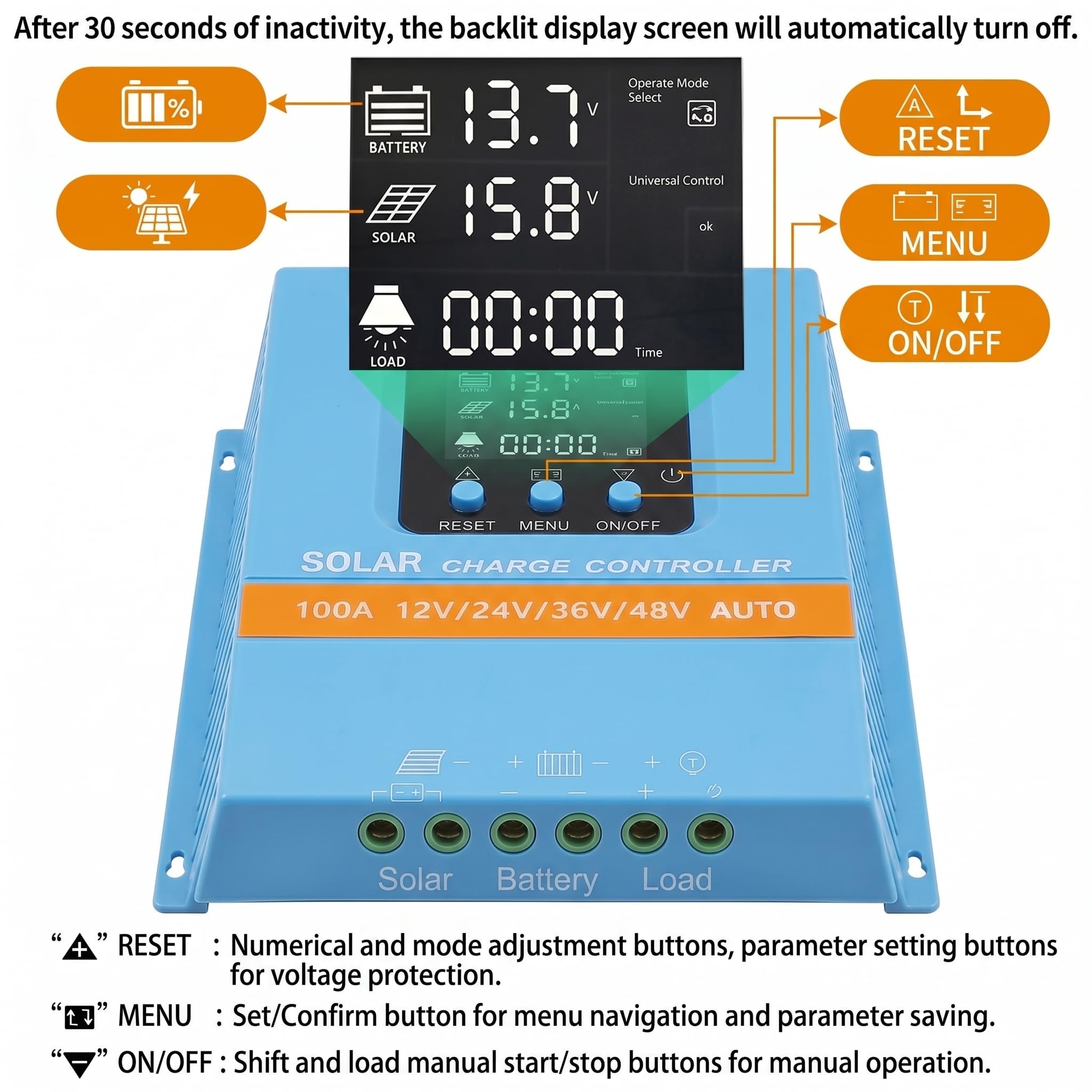 Qigreesol controller powering a solar streetlight in a courtyard for reliable lighting