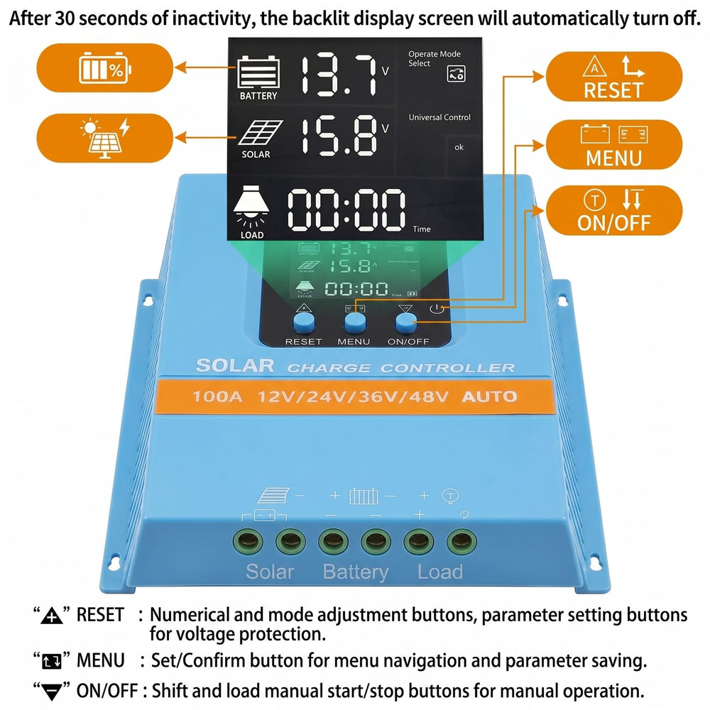 Qigreesol controller powering a solar streetlight in a courtyard for reliable lighting