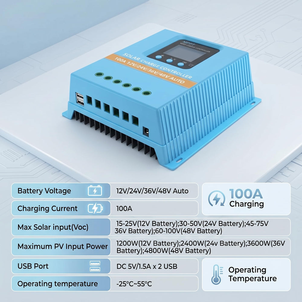 Qigreesol mounted inside off-grid power enclosure for neat professional installation