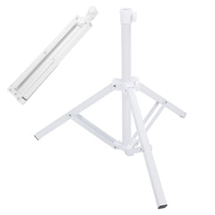 Qiilu front view of assembled umbrella stand showing stable triangular support