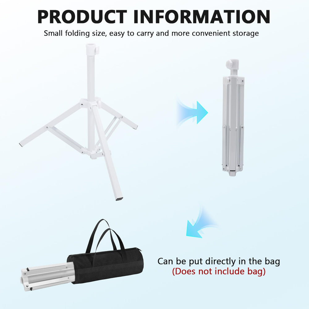 Qiilu installed in beach sand securing umbrella for comfortable shade
