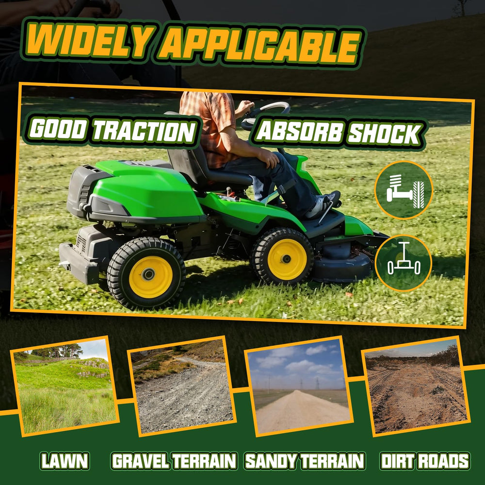 QILINGLORY installed on mower front axle improving handling and stability