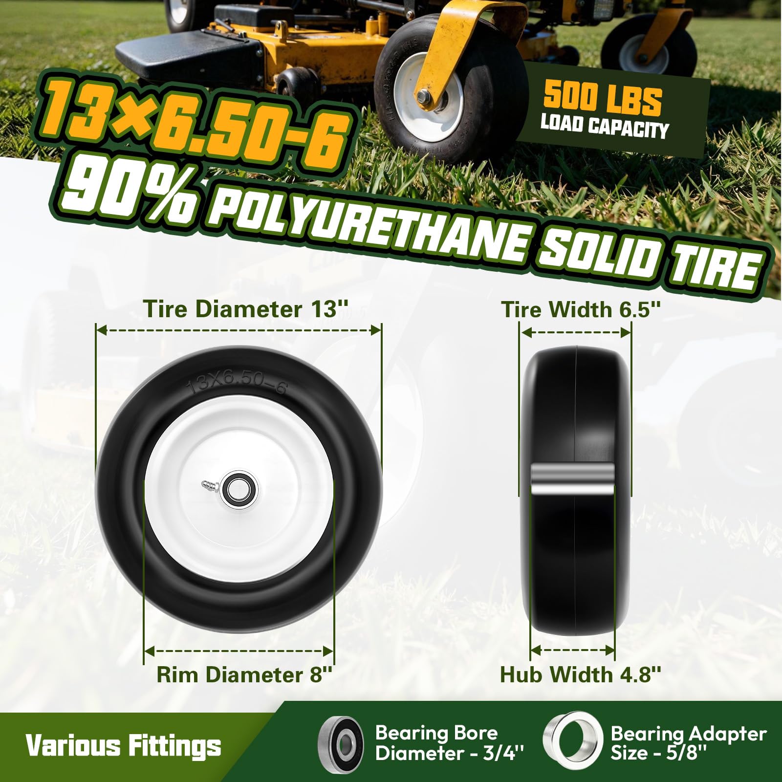 QILINGLORY close-up of tread texture for durable traction and wear resistance