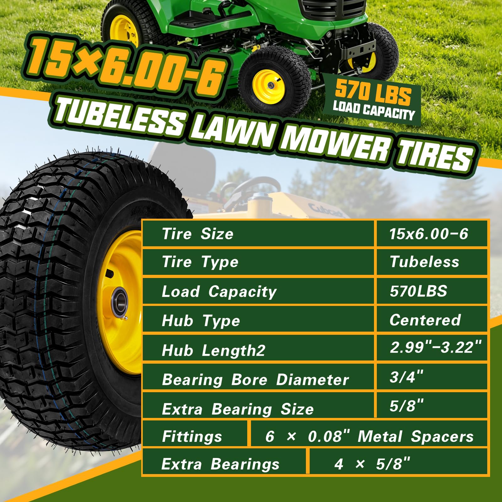 QILINGLORY shallow tread close-up protecting grass while adding traction